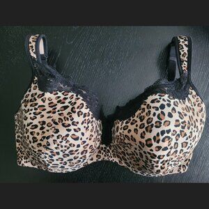 Leopard Cacique Balconette Bra